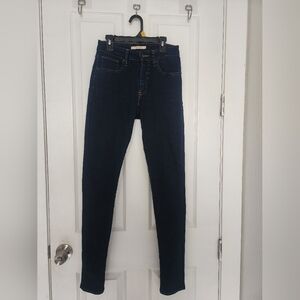 Levi's high rise skinny, size 27, blue